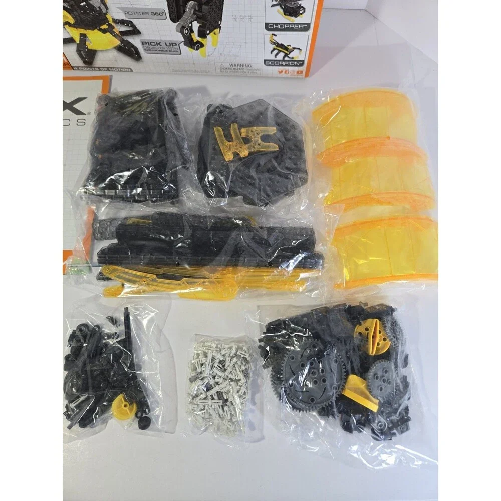 HEXBUG VEX Robotics Robotic Arm Construction Set 380+ Pieces STEM Open Box